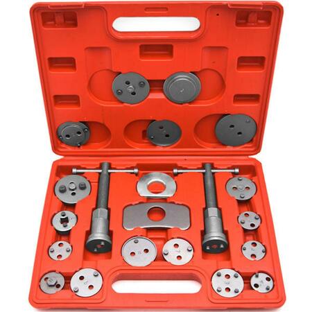 KAPSCOMOTO Disc Brake Caliper Piston Wind Back Tool, 22-Piece Set NPTC-BC021-3E